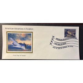 Unbranded #3925 American Advances in Aviation FDC, YB-49 flying wing, 9.5"x4.25"