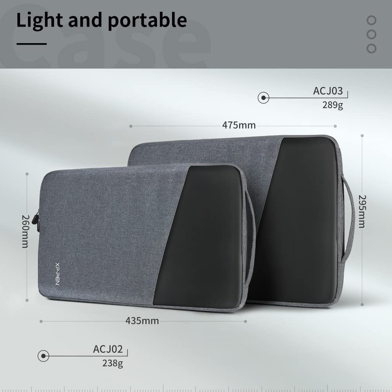 XP-Pen ACJ02 Carry Protective Portable Case Bag Cover Under 13.3