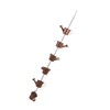 Rain Chain Watering Can Bucket Shaped Decorative 6 Cups Rainwater