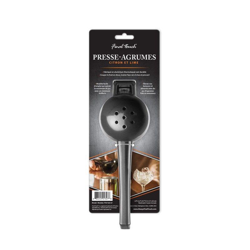Final Touch Lemon & Lime Citrus Press - Black