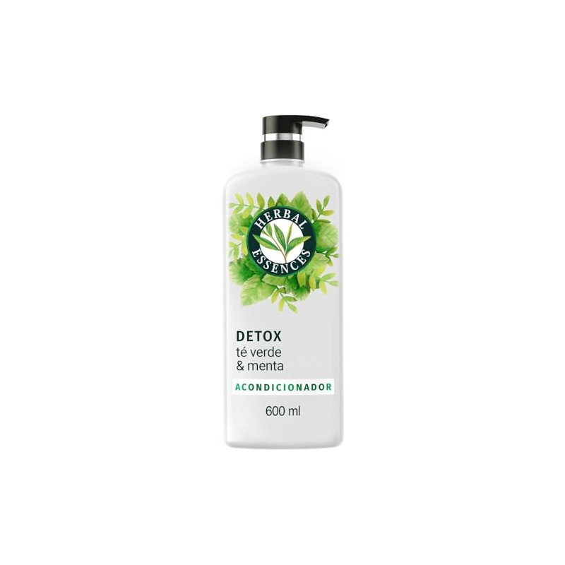 Herbal Essences Acondicionador Detox Té Verde & Menta 600 ml