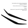 2pcs Headlight Eyebrow Left Right Replacement for 5 Series G30