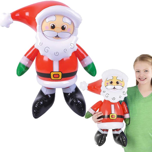 Christmas Santa Claus Inflate, 24" Tall, Perfect for Kids, Gatherings,