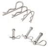 ISPINNER 100pcs 304 Stainless Steel Cotter Pins Assortment Kit, 7