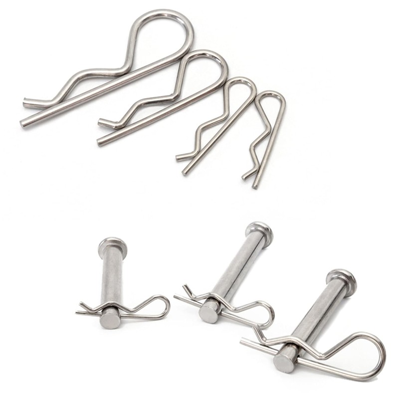 ISPINNER 100pcs 304 Stainless Steel Cotter Pins Assortment Kit, 7