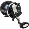 NGT FRL-LS3000 Line Multiplier Fishing Reel with 25lb Line, Black