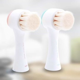 Dual Pore Brush Cleansing Brush Facial Brush Face Wash Brush Options / 듀얼 모공브러시 클렌징브러쉬 얼굴솔 세안용브러쉬 세안브러시 옵션