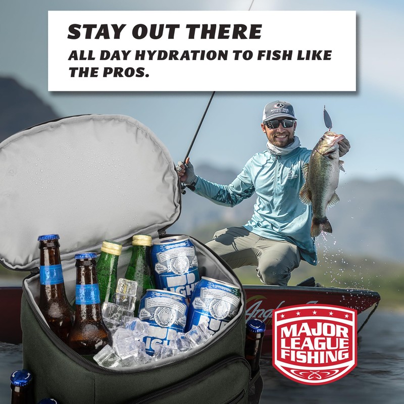 Mossy Oak MLF Fishing Cooler Backpack - Major League Insulated