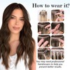 Vivien Brown Micro Loop Hair Extensions Real Human Hair Medium