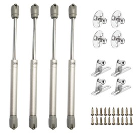 ZFYQ Gas Spring 4Pcs Gas Strut Lift Stay Support for Kitchen Cabinet Cupboard Door Soft Close Hinge 60N
