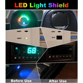 Blackout Tape 1.2 inch x 66 Feet Dark Masking Stickers to Blocking100% of Light, LED Cover Shading Tape for Windows, Electronics, Blinds, Aquarium, Indicator, LCD, Routers, Lamp Strips, Dimming Sheet