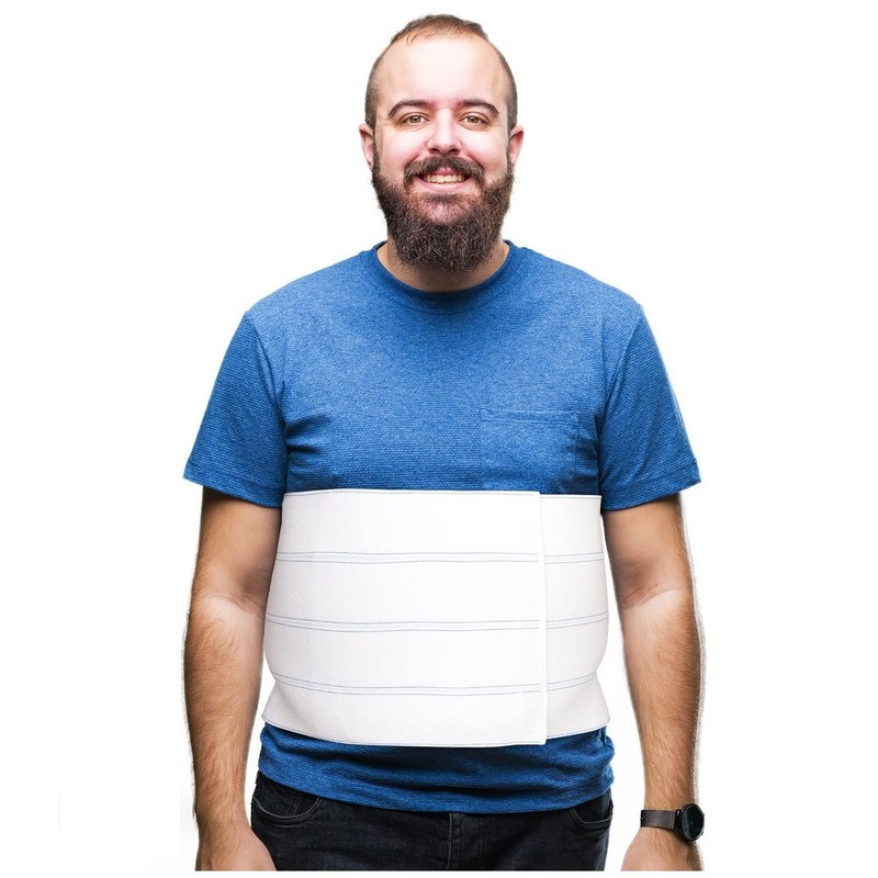 NYOrtho Bariatric Abdominal Binder,12-Inch Wide Elastic Belly Wrap for Plus-Size