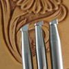 Zhong Jiang 3-Piece Smooth Steep Angle Beveler Leather Stamp Set,