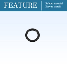 QUARKZMAN 25 mm x 18 mm x 3.5 mm Nitrile Rubber O-Rings x 20 Pieces Round Sealing Disc for Tap Plumber Repair Seal Connection [Black]