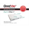 GOODVAC Sharp FZ-A80HFU Ion Air Purifier Replacement HEPA Filter