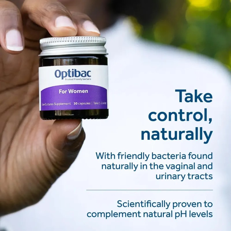 Suplemento Optibac Probióticosprebióticos De Intimate Flora For Women De 30
