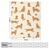 AIOMXZZ Golden Retriever Blanket Gifts, Dog Pattern Flannel Fleece Throw