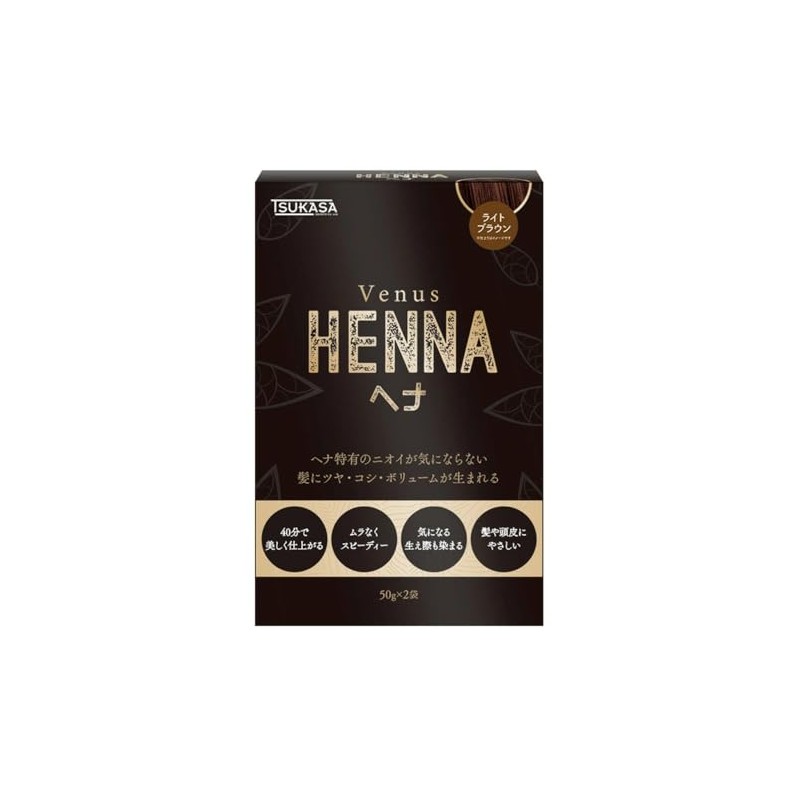 VENUS HENNA Venus Henna Gray Hair Dye Light Brown
