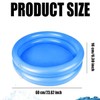 2 Pack Inflatable Pool Foot Bath Basin, Pool Clean Feet