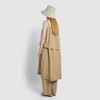 JAJU [JAJU] Women's Cotton Stripe Sleeveless Pajama Dress_Dark Beige