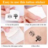 Tiny Small Removable Tattoos 30 Sheets Semi Permanent Finger Temporary