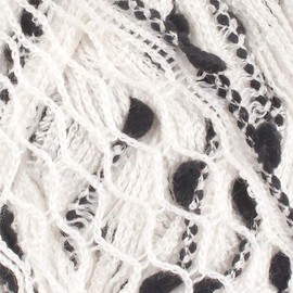 JubileeYarn Fishnet Pom Pom Yarn - 100g/Skein - 3 Skeins - Panda