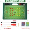 SANXIULY Magnetic Soccer Clipboard for Coach,Double-Sided Dry Erase Soccer Board