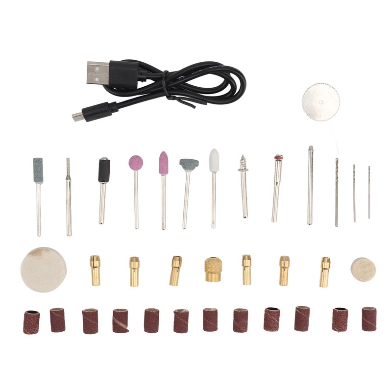 3.7V Cordless Rotary Tool Kit Variable Speed Mini Electric Grinder