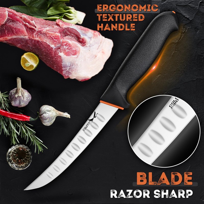 Golden Bird Professional Boning Knife - 6 Inch Stainless Steel