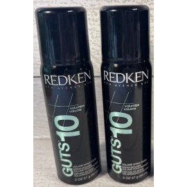 Redken GUTS 10 Volume Spray Foam 2.oz *NEW* Spray Mousse Travel Size **2-PACK**
