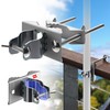 Menz Parasol Holder Balcony Railing - Robust Stainless Steel Umbrella