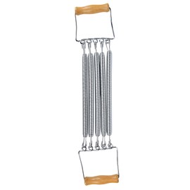 Chest Developer, Spring Chest Expander, Wooden Handle Removable Spring Chest Expander Developer Household Exercise Muscle Fitness Equipment