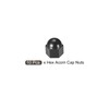 METALLIXITY Acorn Cap Nuts(M6x1mm) 10Pcs, Nylon Acorn Dome Cap Head