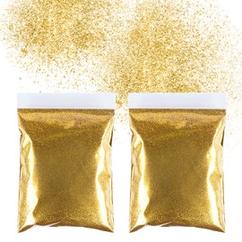 Glitter Powder Set 100 g, Glitter Powder for Crafts, Gold Glitter Powder, Glitter Powder for Nails, Masquerade, Epoxy Resin Glitter, DIY, Nail Art