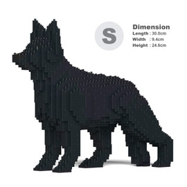 JEKCA German Shepherd 01S-M03 | Dog Plastic Building Blocks | Age 14+