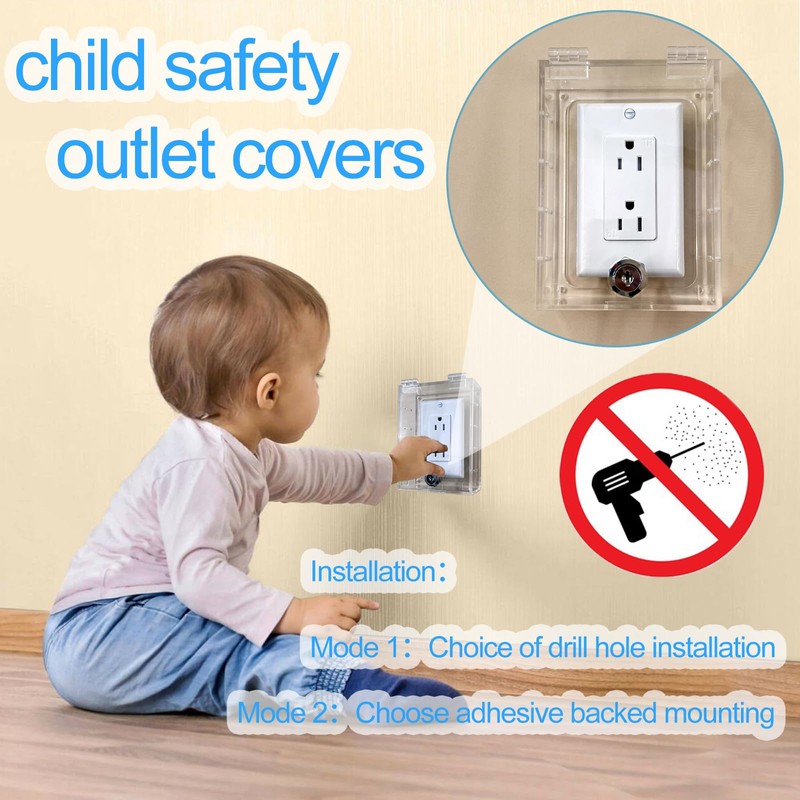 Smart Home Switch Cover,Baby Proof Light Outlet Covers,Child Safety Switch