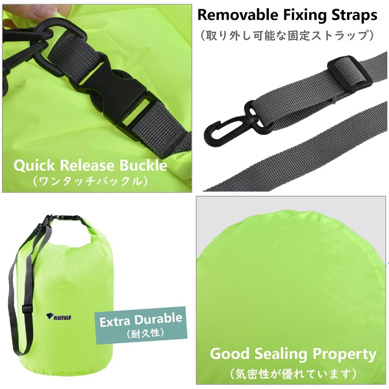 JEELAD Dry Bag, Waterproof Bag, Waterproof Pouch, Drum Shape, Stuff