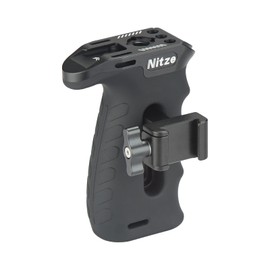 Nitze Ergonomic Side Handle with NATO Clamp,Aluminum Camera Cage Handgrip for Left or Right Hand, Up and Down Adjustable,Compatible with Smallrig and NEEWER Cage - PA29C