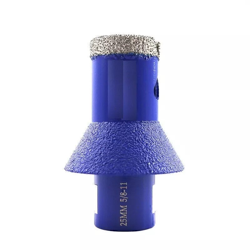 Roxx 3/4" Dry Diamond Cone Finger Chamfer Bit Milling Ceramic