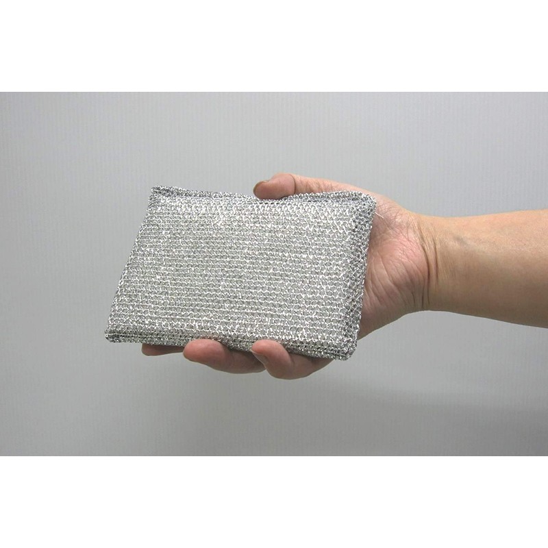 OHE Clean Keeping Aluminum Net Sponge, Pack of 3