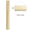 Kozelo Hollow Scale Ruler - [15 cm] Aluminium Triangular Hollow