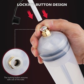 SEDY Fluid Extractor Multi-Purpose Oil Syringe with 500CC, Oil Suction Pump, Manual Extraction and Filling Pump, Automotive Oil Syringe(17.6 Oz./0.45 Qt./500 CC)