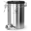 Coffee Gator Stainless Steel Coffee Canister - Keeps Ground Coffee