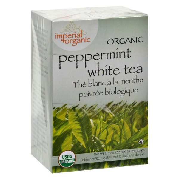 100% Organic Peppermint White Tea 18 Bag(S)