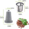 WOTOW Reusable Coffee Filter Set for K Cups Replacement Filter
