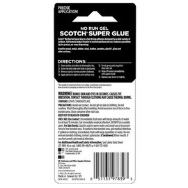 SUPER GLUE GEL pack of 2 with Permanent Hold Dries Quickly Universal All Purpose