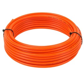 Mytee Products 1/4" OD x 50' Orange SAE J844 Nylon Air Brake Tubing DOT Approved | Pneumatic Nylon Air Line Hose for Air Brake System
