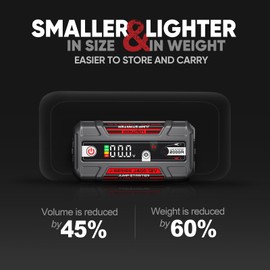 LOKITHOR J400 Portable Jump Starter 2000A, 12V Lithium Battery Booster with ConnectMax Tech, Smart Digital Display, Car Jump Box for Up to 8.0L Gas & 6.0L Diesel Engines