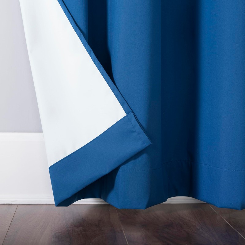 Sun Zero Halton Bright Vibes 100% Total Blackout Grommet Curtain