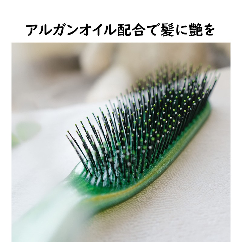 18131A Hair Brush, Scalp Massage Brush & Styling, Glossy, Argan